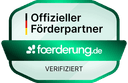 Offizieller Förderpartner, verifiziert von foerderung.de