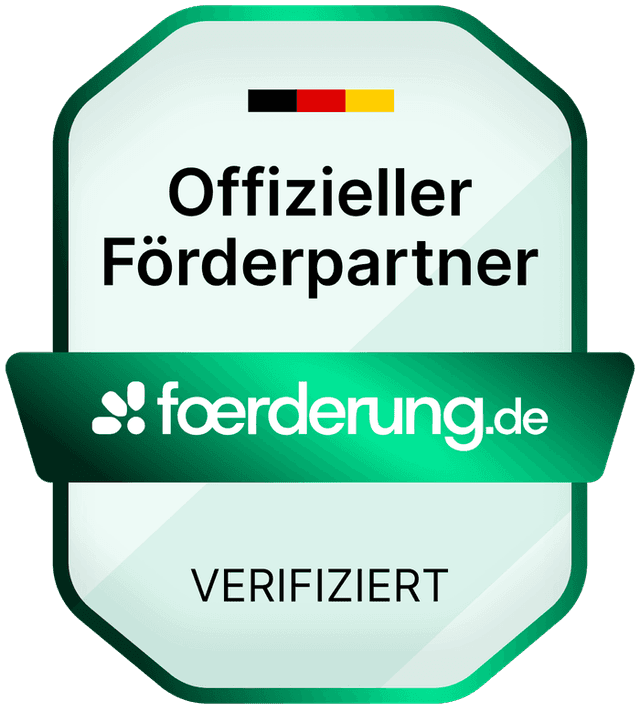 Offizieller Förderpartner, verifiziert von foerderung.de